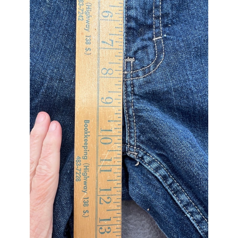 Hawx FR Work Gear Jeans Mens Flame Resistant Relaxed Fit Denim Blue 33x32 - Picture 7 of 14